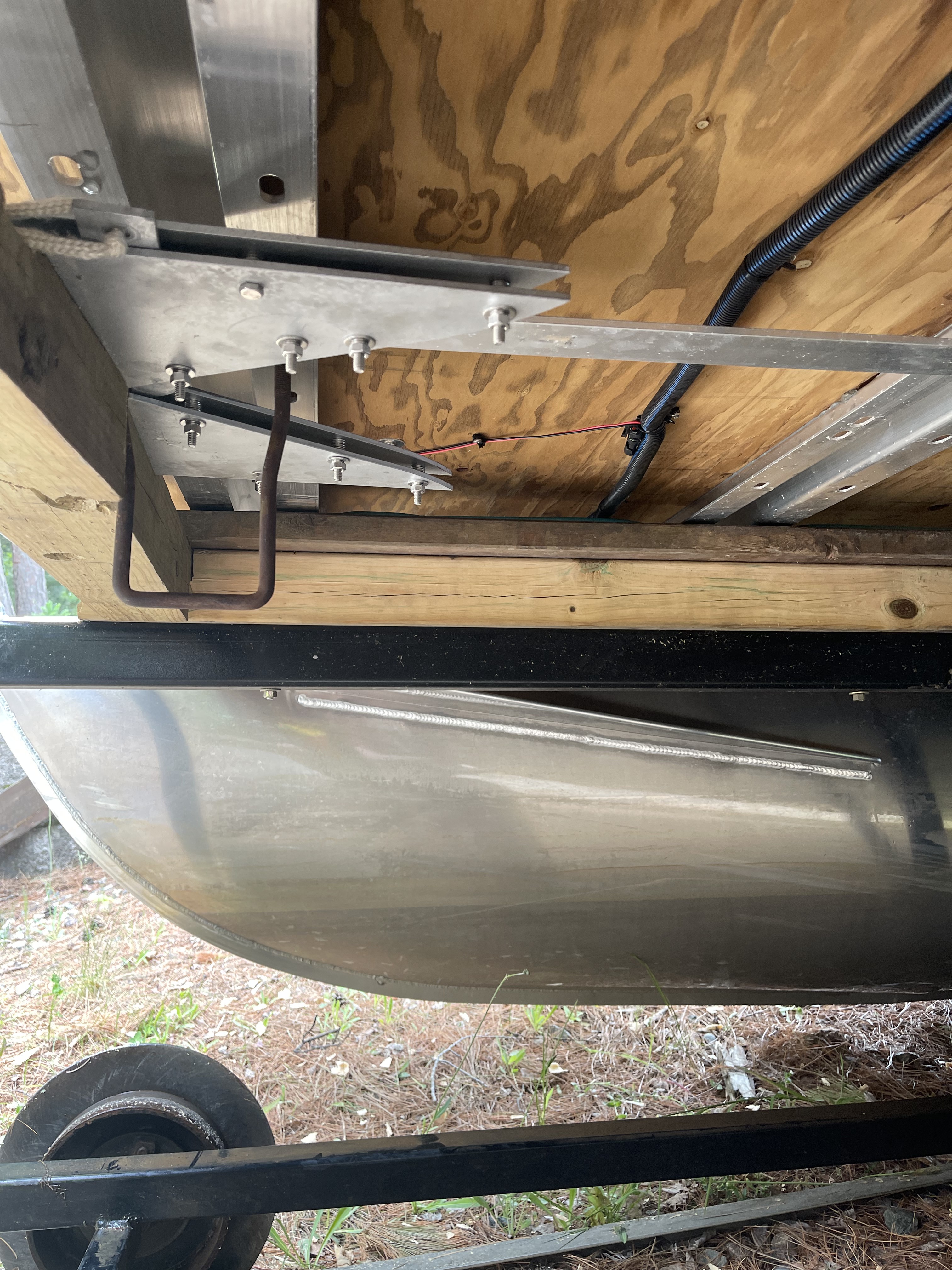 Boat Trolley Lock Fabricated